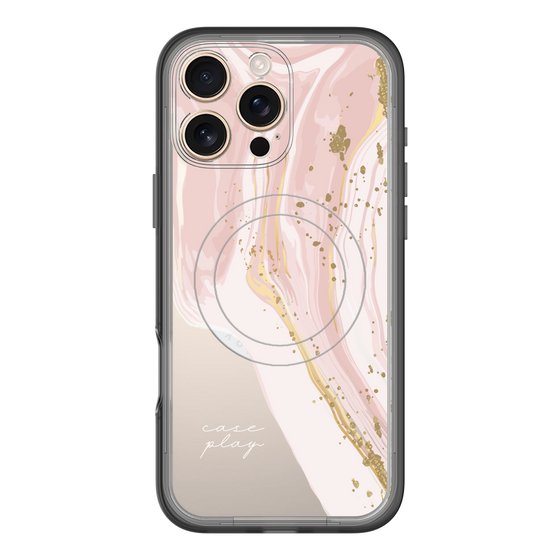 スリムプロテクションプレミアムケース with MagSafe［ Melting pink ］