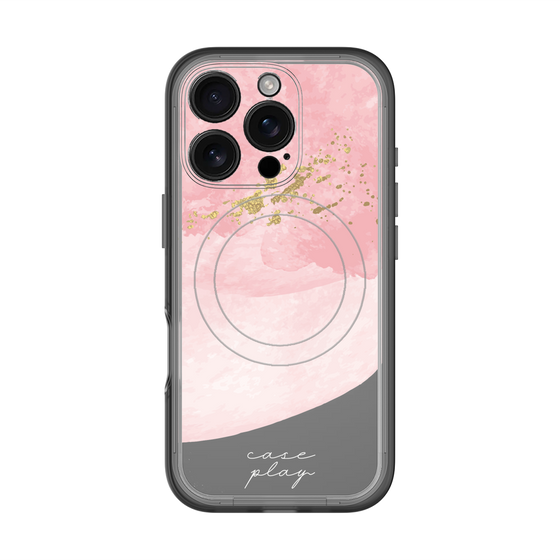 スリムプロテクションプレミアムケース with MagSafe［ pink layered ］