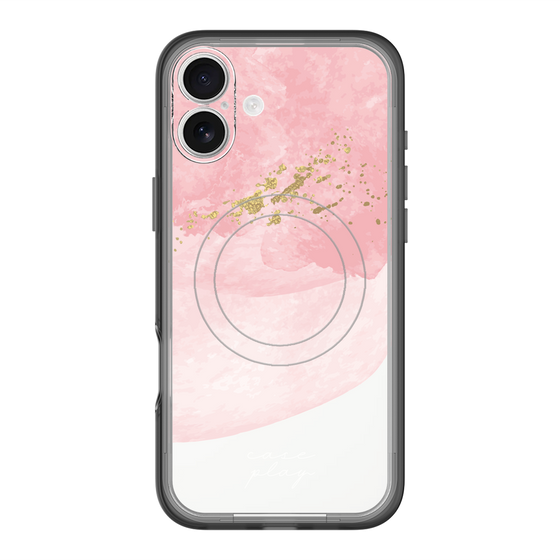 スリムプロテクションプレミアムケース with MagSafe［ pink layered ］
