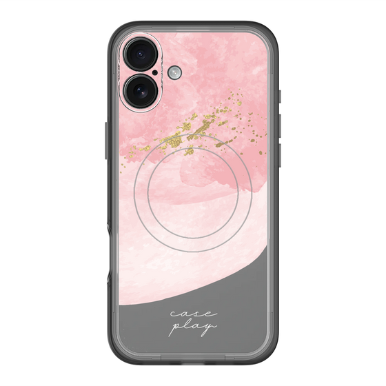 スリムプロテクションプレミアムケース with MagSafe［ pink layered ］