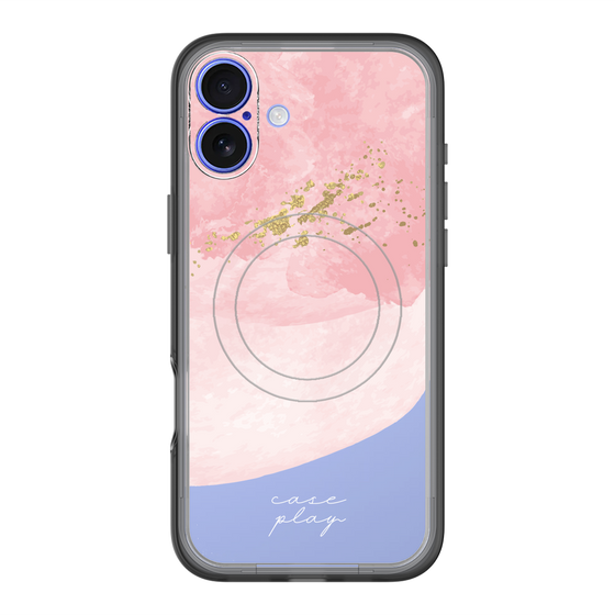 スリムプロテクションプレミアムケース with MagSafe［ pink layered ］