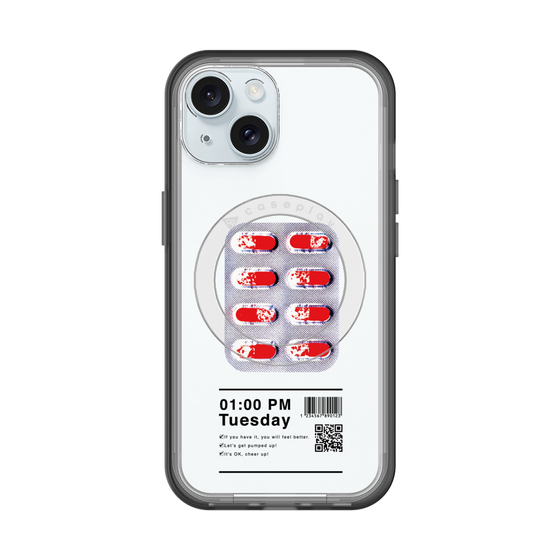 スリムプロテクションプレミアムケース with MagSafe［ 01:00 PM Tuesday ］