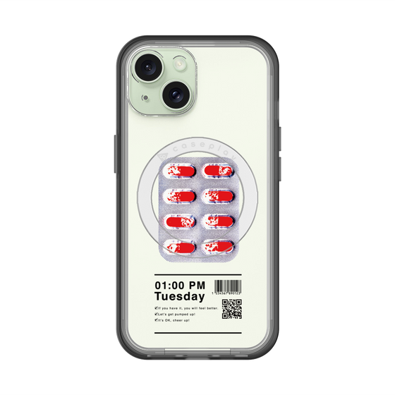 スリムプロテクションプレミアムケース with MagSafe［ 01:00 PM Tuesday ］