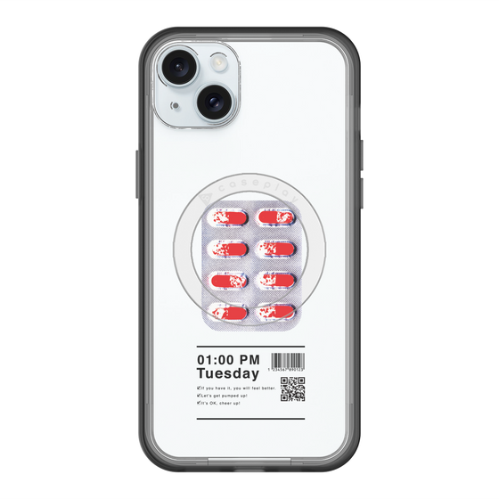 スリムプロテクションプレミアムケース with MagSafe［ 01:00 PM Tuesday ］