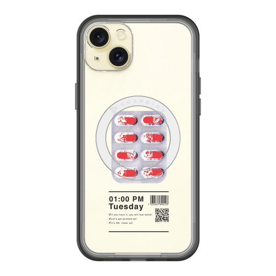 スリムプロテクションプレミアムケース with MagSafe［ 01:00 PM Tuesday ］