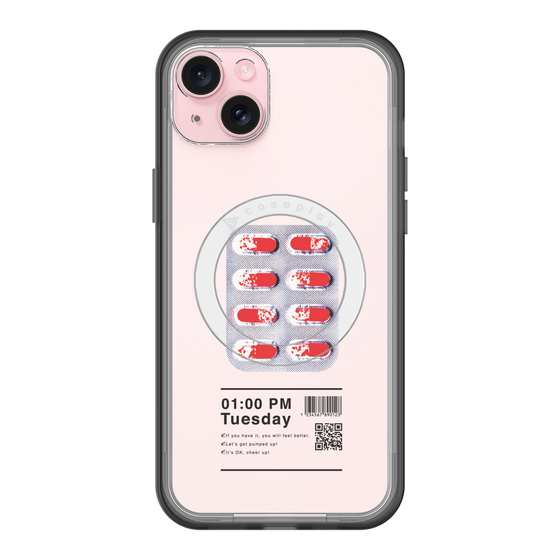 スリムプロテクションプレミアムケース with MagSafe［ 01:00 PM Tuesday ］
