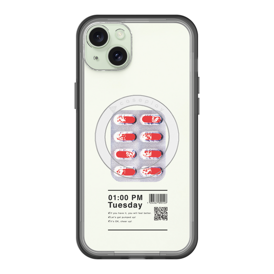 スリムプロテクションプレミアムケース with MagSafe［ 01:00 PM Tuesday ］