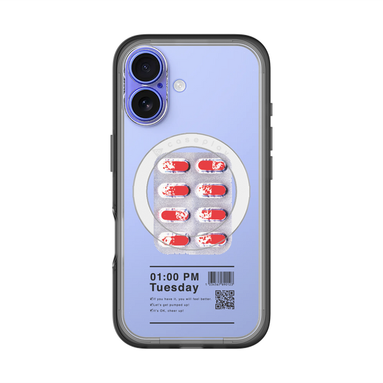 スリムプロテクションプレミアムケース with MagSafe［ 01:00 PM Tuesday ］