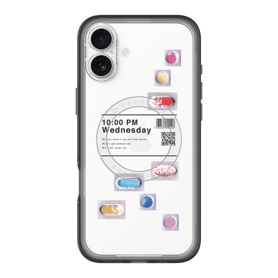 スリムプロテクションプレミアムケース with MagSafe［ 10:00 PM Wednesday ］