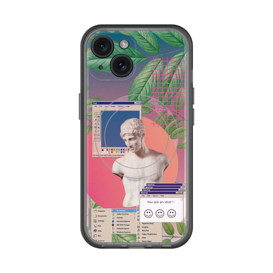 スリムプロテクションプレミアムケース with MagSafe［ vapor wave ］