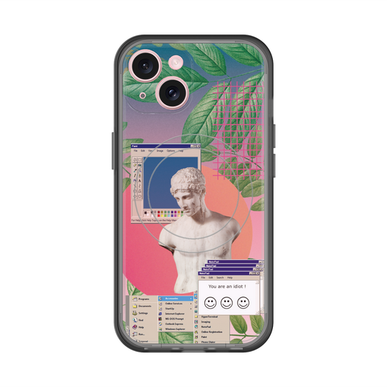 スリムプロテクションプレミアムケース with MagSafe［ vapor wave ］