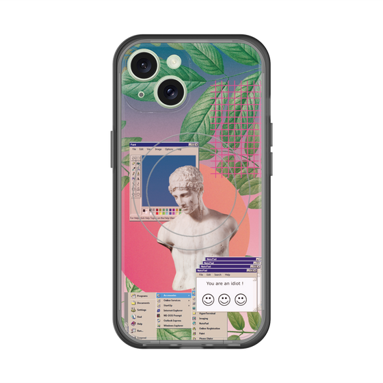 スリムプロテクションプレミアムケース with MagSafe［ vapor wave ］