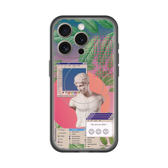 スリムプロテクションプレミアムケース with MagSafe［ vapor wave ］