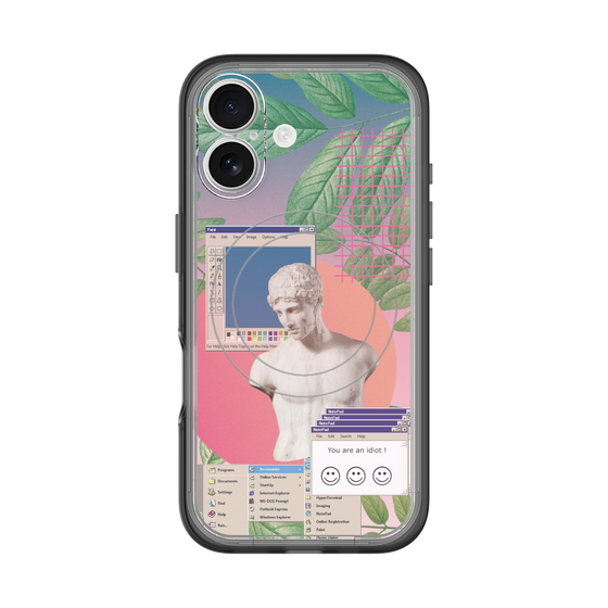 スリムプロテクションプレミアムケース with MagSafe［ vapor wave ］