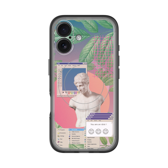 スリムプロテクションプレミアムケース with MagSafe［ vapor wave ］