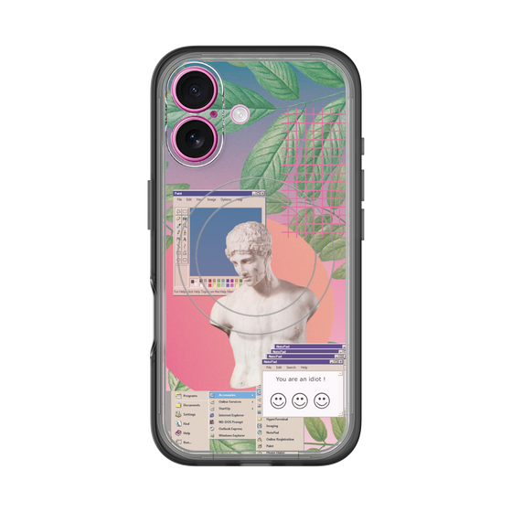 スリムプロテクションプレミアムケース with MagSafe［ vapor wave ］