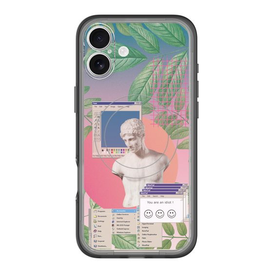 スリムプロテクションプレミアムケース with MagSafe［ vapor wave ］