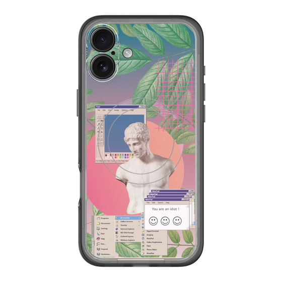 スリムプロテクションプレミアムケース with MagSafe［ vapor wave ］