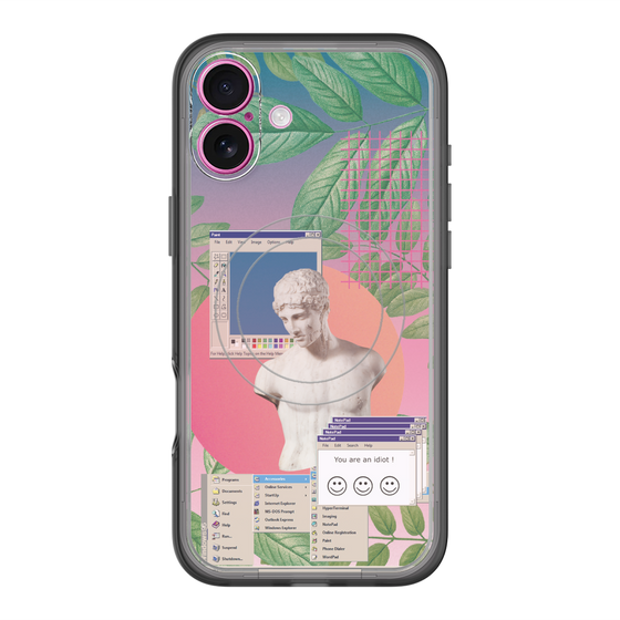 スリムプロテクションプレミアムケース with MagSafe［ vapor wave ］