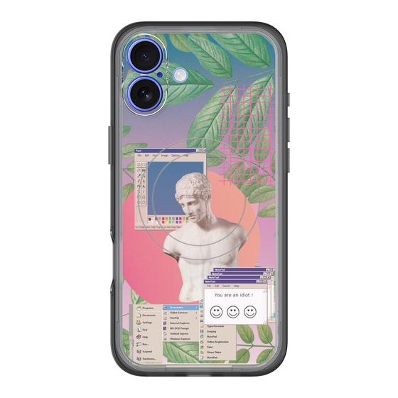 スリムプロテクションプレミアムケース with MagSafe［ vapor wave ］