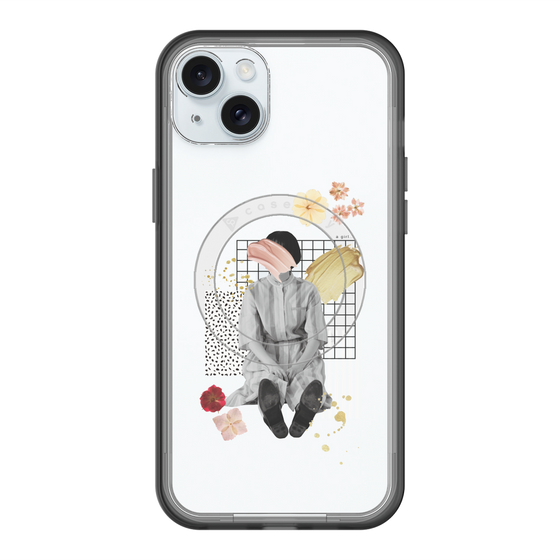 スリムプロテクションプレミアムケース with MagSafe［ Spring Picnic with Flowers ］