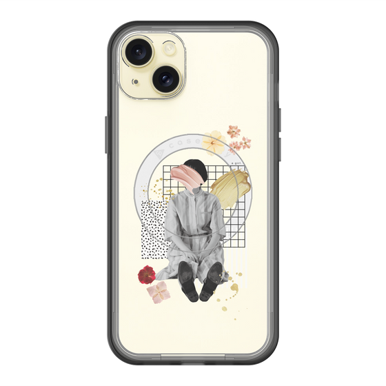 スリムプロテクションプレミアムケース with MagSafe［ Spring Picnic with Flowers ］