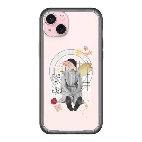 スリムプロテクションプレミアムケース with MagSafe［ Spring Picnic with Flowers ］