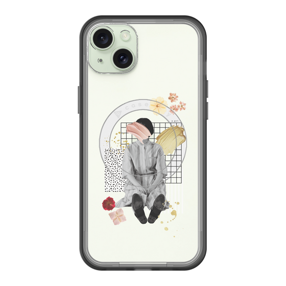 スリムプロテクションプレミアムケース with MagSafe［ Spring Picnic with Flowers ］