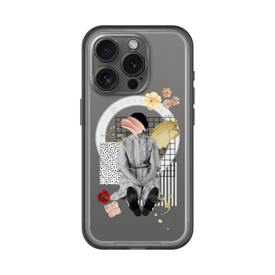 スリムプロテクションプレミアムケース with MagSafe［ Spring Picnic with Flowers ］