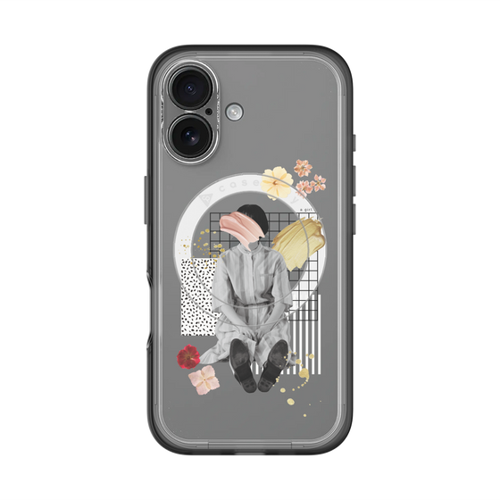 スリムプロテクションプレミアムケース with MagSafe［ Spring Picnic with Flowers ］