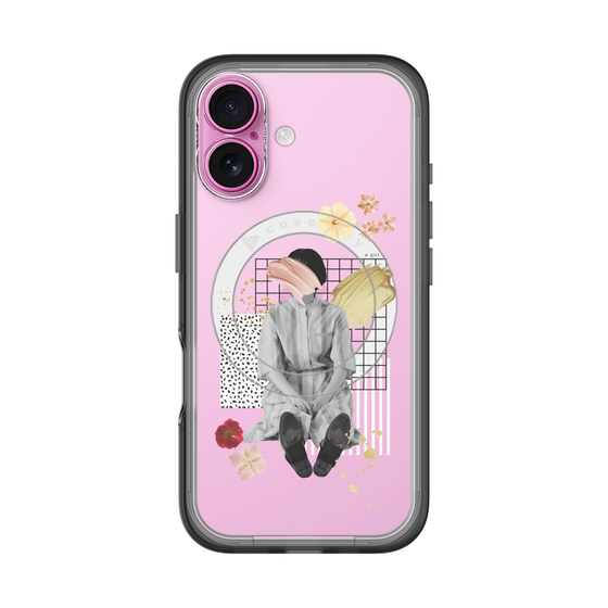 スリムプロテクションプレミアムケース with MagSafe［ Spring Picnic with Flowers ］