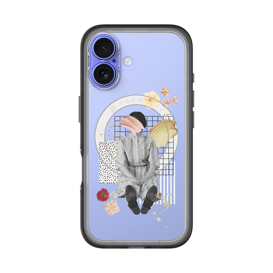 スリムプロテクションプレミアムケース with MagSafe［ Spring Picnic with Flowers ］