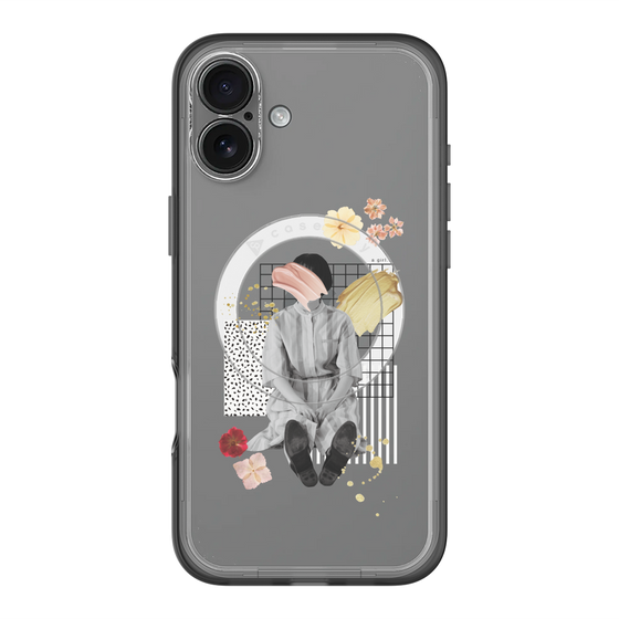 スリムプロテクションプレミアムケース with MagSafe［ Spring Picnic with Flowers ］