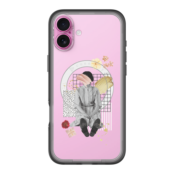 スリムプロテクションプレミアムケース with MagSafe［ Spring Picnic with Flowers ］
