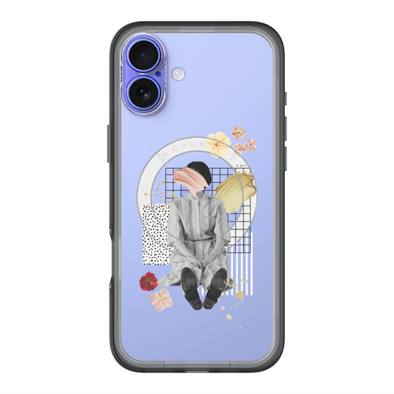 スリムプロテクションプレミアムケース with MagSafe［ Spring Picnic with Flowers ］