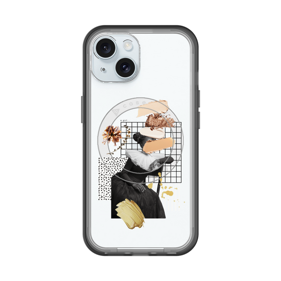 スリムプロテクションプレミアムケース with MagSafe［ Artistic Fall in Beige ］