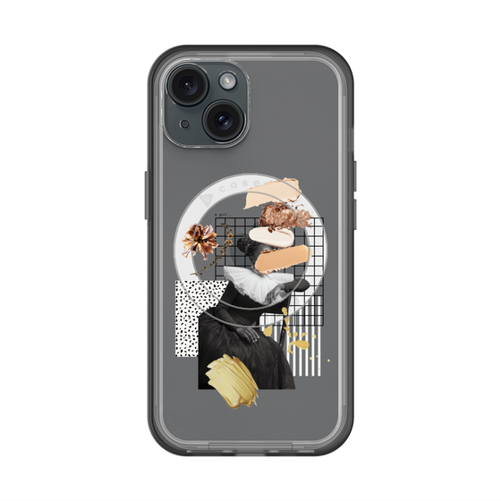 スリムプロテクションプレミアムケース with MagSafe［ Artistic Fall in Beige ］