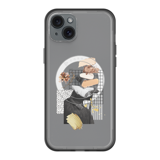 スリムプロテクションプレミアムケース with MagSafe［ Artistic Fall in Beige ］