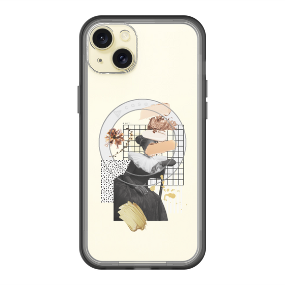 スリムプロテクションプレミアムケース with MagSafe［ Artistic Fall in Beige ］