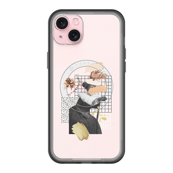 スリムプロテクションプレミアムケース with MagSafe［ Artistic Fall in Beige ］