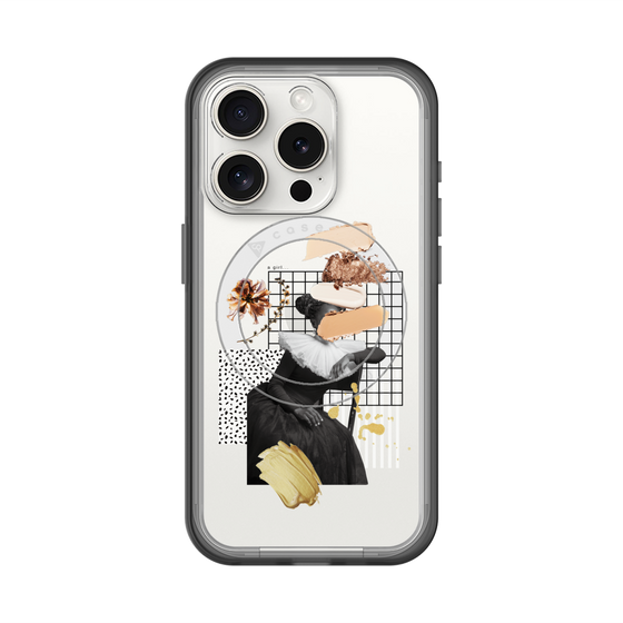 スリムプロテクションプレミアムケース with MagSafe［ Artistic Fall in Beige ］