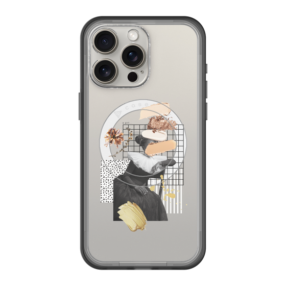 スリムプロテクションプレミアムケース with MagSafe［ Artistic Fall in Beige ］