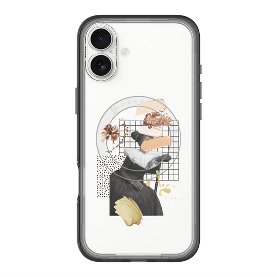 スリムプロテクションプレミアムケース with MagSafe［ Artistic Fall in Beige ］