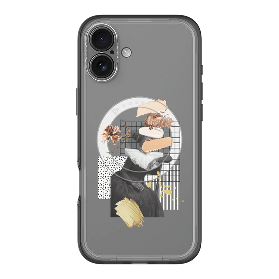 スリムプロテクションプレミアムケース with MagSafe［ Artistic Fall in Beige ］