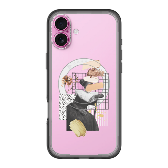 スリムプロテクションプレミアムケース with MagSafe［ Artistic Fall in Beige ］