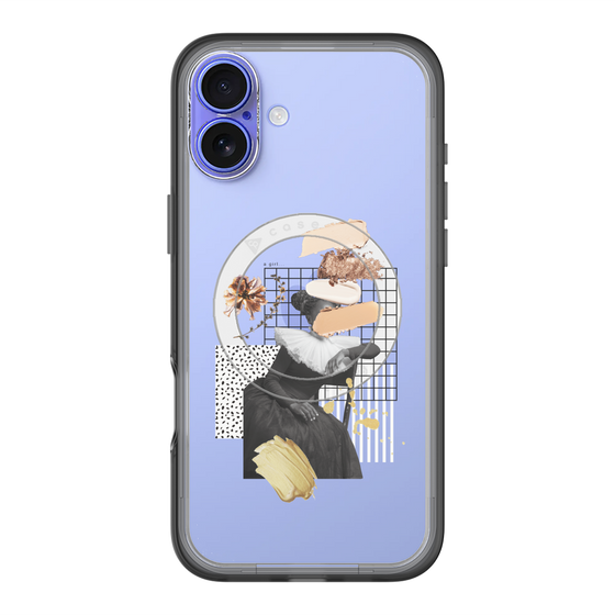 スリムプロテクションプレミアムケース with MagSafe［ Artistic Fall in Beige ］