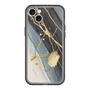 スリムプロテクションプレミアムケース with MagSafe［ Marble Nuance Painting Black ］