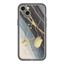 スリムプロテクションプレミアムケース with MagSafe［ Marble Nuance Painting Black ］