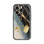 スリムプロテクションプレミアムケース with MagSafe［ Marble Nuance Painting Black ］
