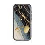 スリムプロテクションプレミアムケース with MagSafe［ Marble Nuance Painting Black ］